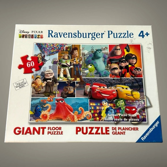 Ravens-burger Kids Giant Floor Puzzle Disney Pixar 60 Piece New - Picture 2 of 8